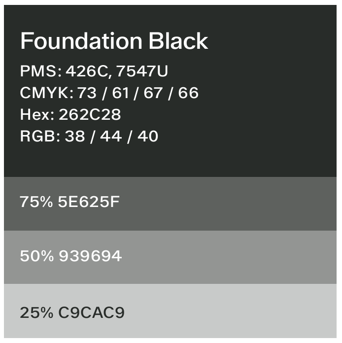Foundation Black