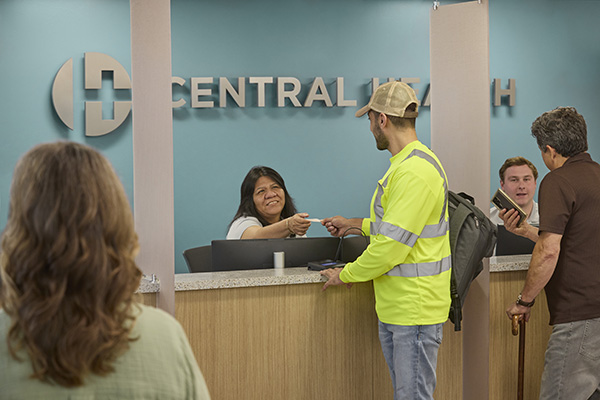 Medical clinic front desk